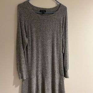 Charlie Paige Heather Gray Knit dress